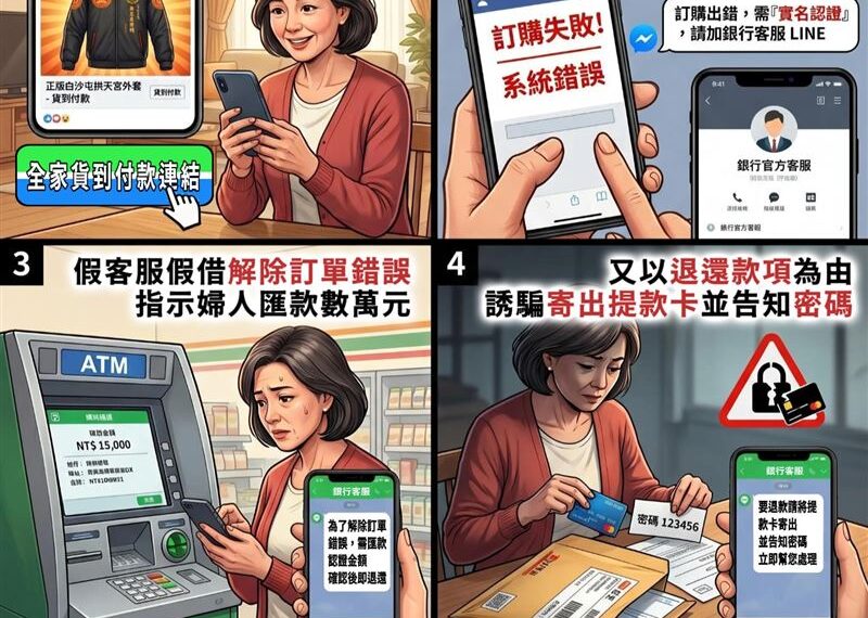 台灣新聞通訊社-「網路購物」陷阱多！Threads上免費贈送iPhone　他按一下秒噴3萬超崩潰