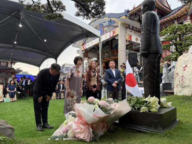 台灣新聞通訊社-安倍昭惠4訪高雄保安堂　「歡迎回家」受感動