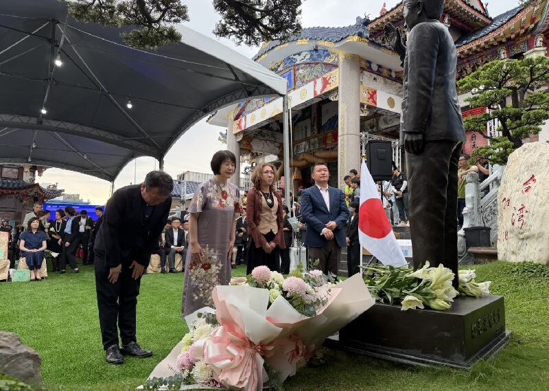 台灣新聞通訊社-安倍昭惠4訪高雄保安堂　「歡迎回家」受感動