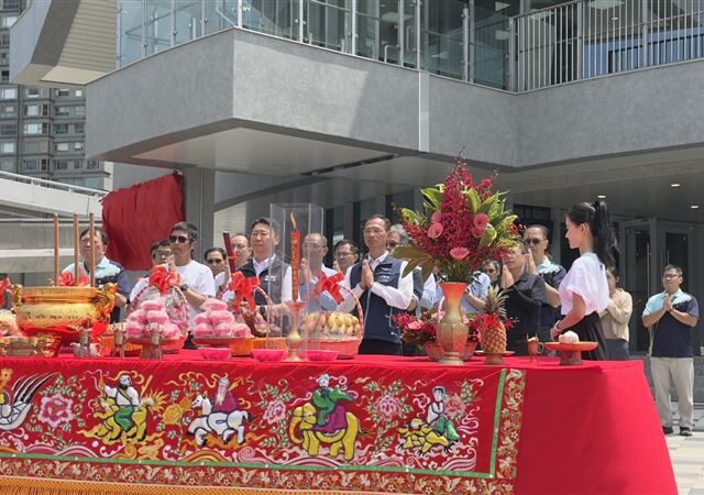 台灣新聞通訊社-不邀地方參與「淡江大橋通車」？陳世凱澄清：早辦過典禮、侯友宜已出席