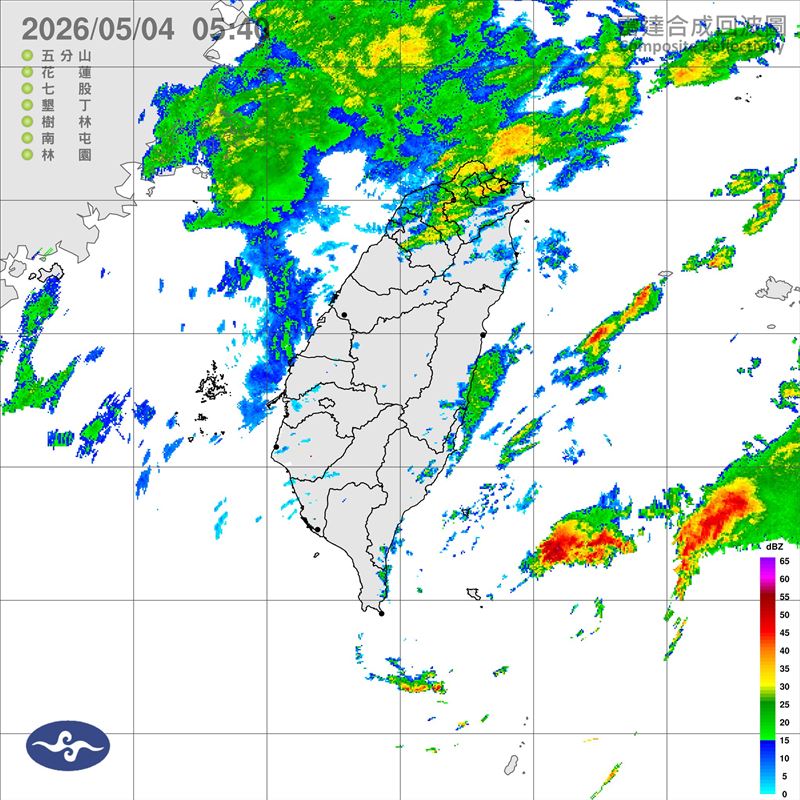 台灣新聞通訊社-梅雨季首波鋒面到！鄭明典揭雨型「仍是春雨」　下最大地區出爐