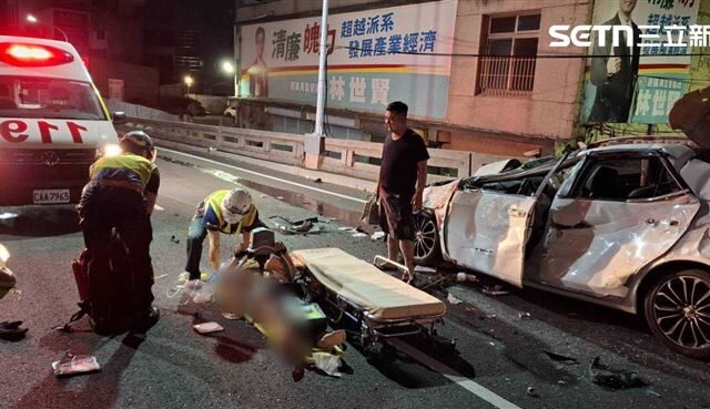 台灣新聞通訊社-快訊／彰化BMW高速連環撞！64歲騎士慘遭斷肢、新婚妻喪命天人永隔2死