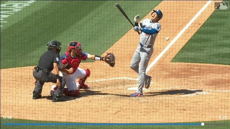 台灣新聞通訊社-MLB／大谷翔平挨觸身球慘叫！官網虧他可以開表演課　陷14打數0安低潮