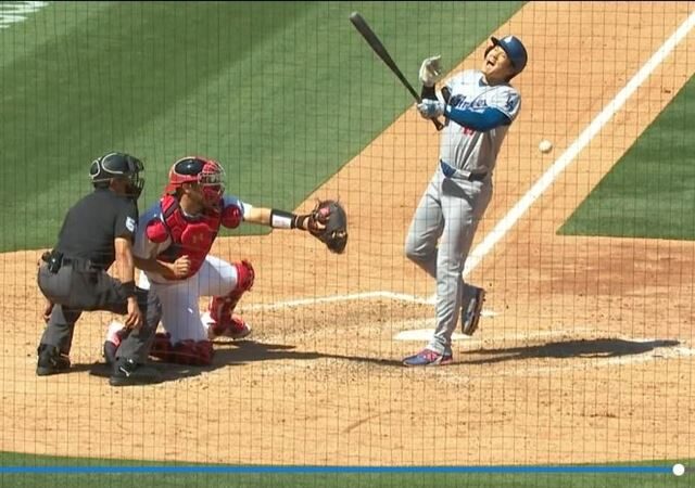 台灣新聞通訊社-MLB／大谷翔平挨觸身球慘叫！官網虧他可以開表演課　陷14打數0安低潮