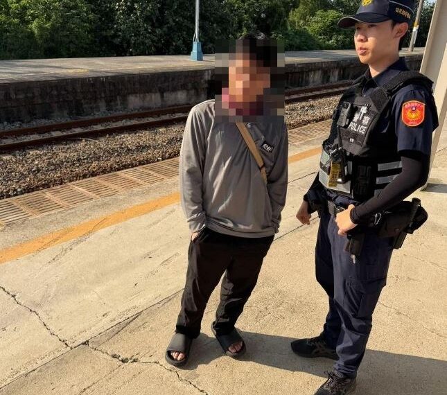 台灣新聞通訊社-猥褻慣犯又惡搞台鐵!這次現蹤高雄…亂按「消防設備按鈕」再搭車北逃