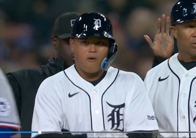 台灣新聞通訊社-MLB／李灝宇棒打生涯162勝名投子　老虎主場看台驚見中華民國國旗