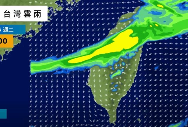 台灣新聞通訊社-把握連假好天氣！週日晚間再迎鋒面　開工炸雨一路下到這天