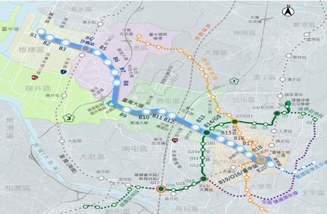 台灣新聞通訊社-中捷藍線11車站沒錢蓋差千億 何欣純轟市府向江啟臣下戰帖