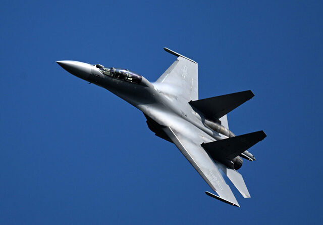 台灣新聞通訊社-快訊》中共空軍出動21架次軍機 劍指我國西太平洋「遠海長航」