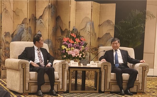 台灣新聞通訊社-張榮恭會見福建省委書記 強調持續推動台閩交流合作