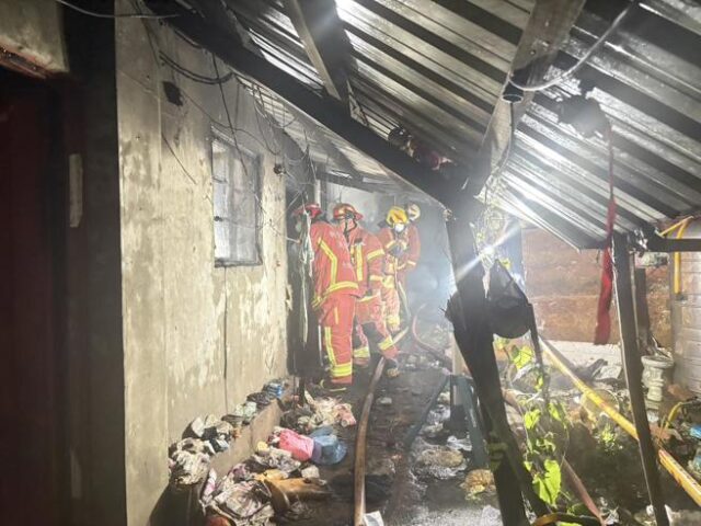 台灣新聞通訊社-土城老平房惡火！病翁「受困房間慘淪焦屍」驚爆斷水斷電2年
