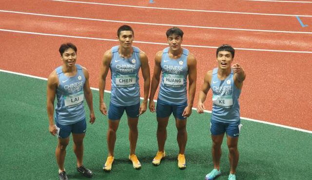台灣新聞通訊社-田徑》38秒41！ 男子4X100全國新猷誕生
