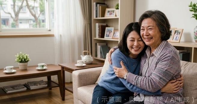 台灣新聞通訊社-20多年養育情勝血緣!姑姑一手帶大如親娘 父親過世後圓夢