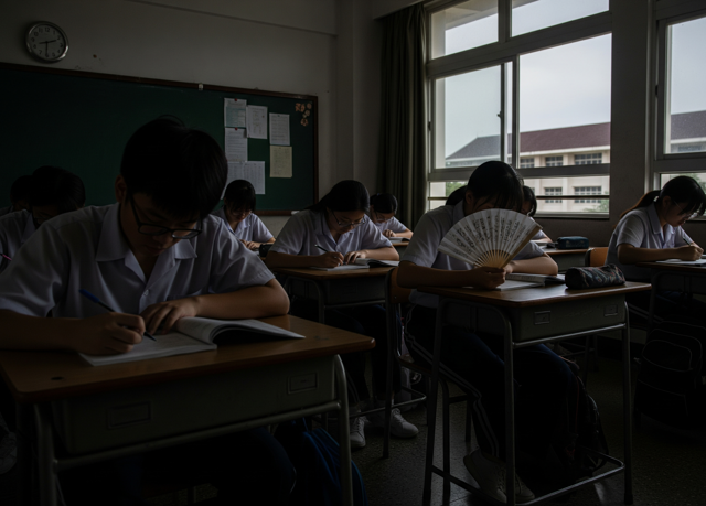 台灣新聞通訊社-中一中、台中女中期末考最後一天爆停電 台電回應了：非天氣因素