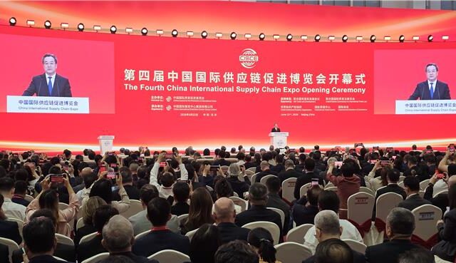 台灣新聞通訊社-第四屆鏈博會開幕 丁薛祥提四項「加強」建議暢通供應鏈