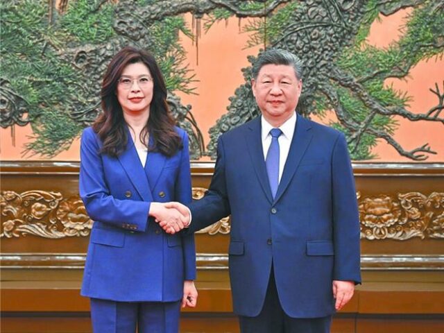 台灣新聞通訊社-習近平手柔軟像雲朵？鄭麗文坦言：他的手是很軟