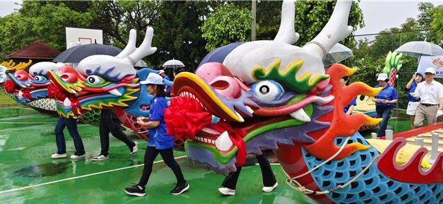 台灣新聞通訊社-龍舟點睛！苗栗端午盛事19日登場 40隊爭奪44.8萬獎金