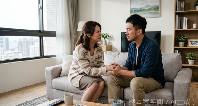 台灣新聞通訊社-軍醫尪提離遭跟監！ 「想到過去傷害你很抱歉」人妻求挽回