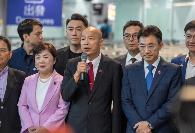 台灣新聞通訊社-韓國瑜訪美 學者評「大聯盟等級」：近年規格最高的一次