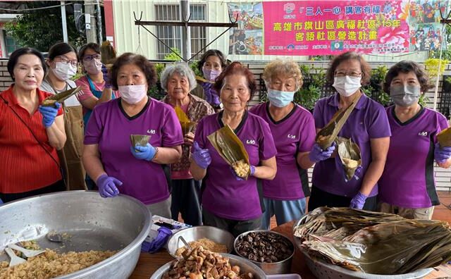 台灣新聞通訊社-端午送暖！旗山廣福社區2000顆毛豆粽 跨區送杉林獨老弱勢