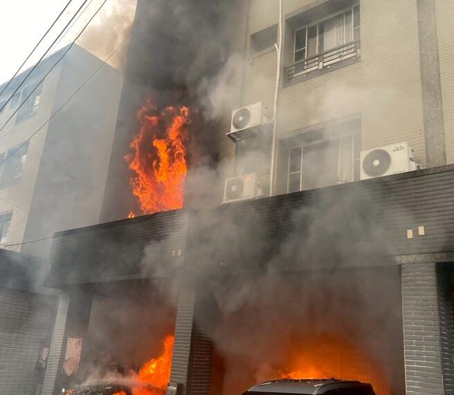 台灣新聞通訊社-南投民宅惡火2死1傷 消防局初判疑1樓除溼機釀禍