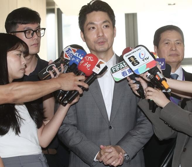 台灣新聞通訊社-沈伯洋稱台北停滯太久 蔣萬安細數上任後政績神打臉