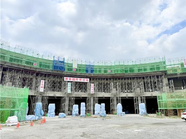 台灣新聞通訊社-屏東國際棒球場進度超前！議員憂招商、交通配套待解