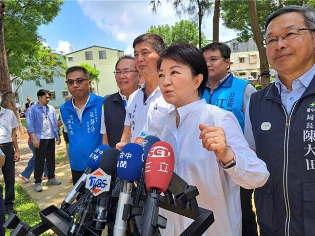 台灣新聞通訊社-影》秦慧珠大戰政客爽戰火延燒台中  盧秀燕、中市府反映曝