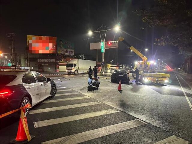 台灣新聞通訊社-毒駕「時速破百」竄逃   撞警車害3警受傷   毒蟲只判1年定讞