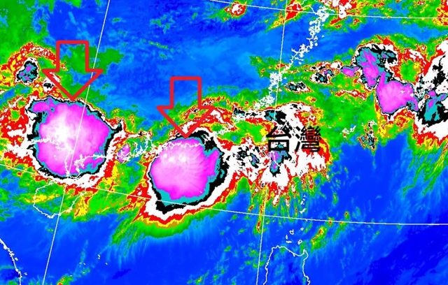 台灣新聞通訊社-2團超危險！「紫爆」對流系統冒出來 鄭明典：難以預報