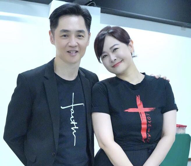 台灣新聞通訊社-李又汝挺7月大孕肚做公益!宋逸民、陳維齡涕零送暖弱勢家庭
