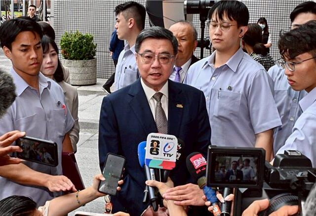 台灣新聞通訊社-豪雨釀災 卓榮泰：通過預算才是最好的解決之道