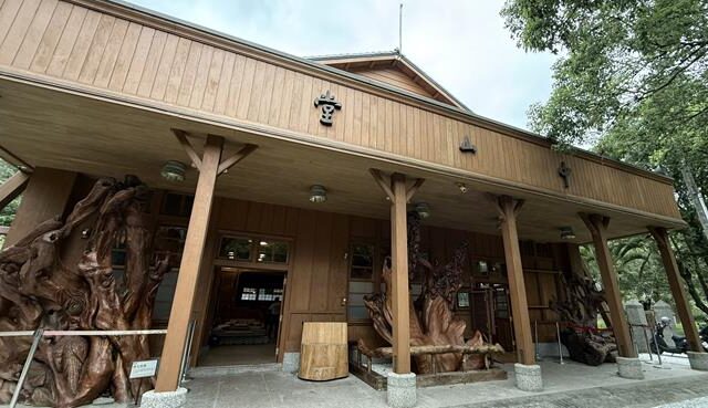 台灣新聞通訊社-檜木香陪伴避險 林田山中山堂成堰塞湖警戒下最溫暖收容所