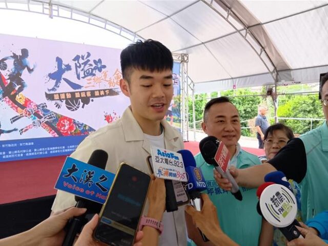 台灣新聞通訊社-影》王齊麟出任寶山運動大使！單車進場活動發布會