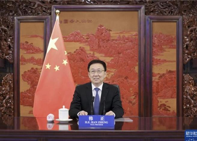 台灣新聞通訊社-韓正見普丁 構建更加公正合理的全球治理體系