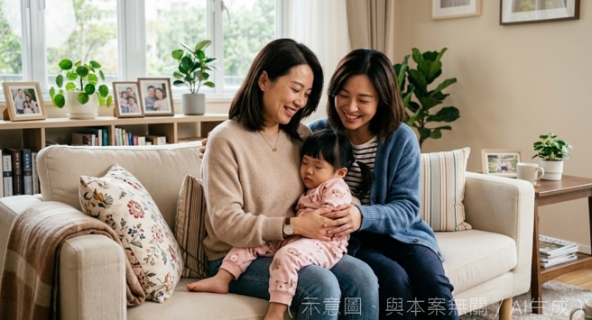 台灣新聞通訊社-喊「媽咪」感動法官！女童擁雙媽新人生 從此有了完整的家