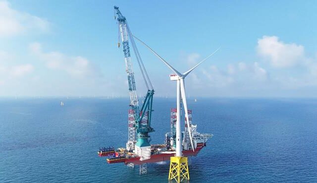 台灣新聞通訊社-離岸風電2期進度受矚 台電：已追加款項進度達9成