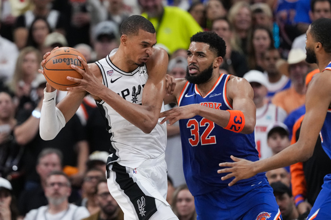 台灣新聞通訊社-NBA》尼克FMVP該給唐斯?美媒讚「守住文班亞馬是頭功」