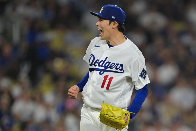 台灣新聞通訊社-MLB》佐佐木朗希7局10K無失分!弗里曼再見轟氣走天使