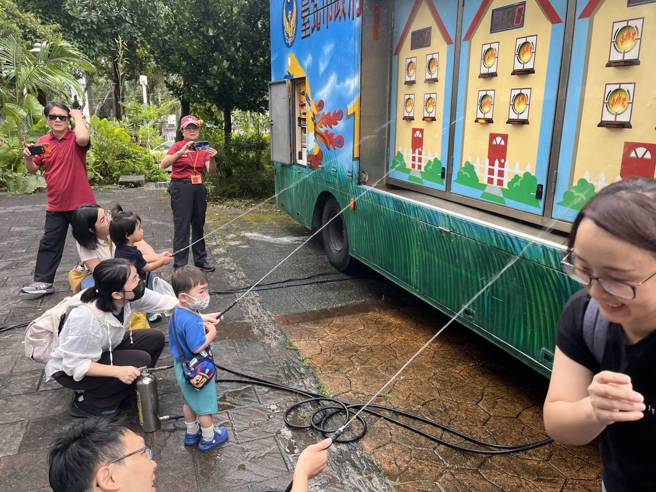 台灣新聞通訊社-北市消防夏季親水防災園遊會 宣導防火防災觀念