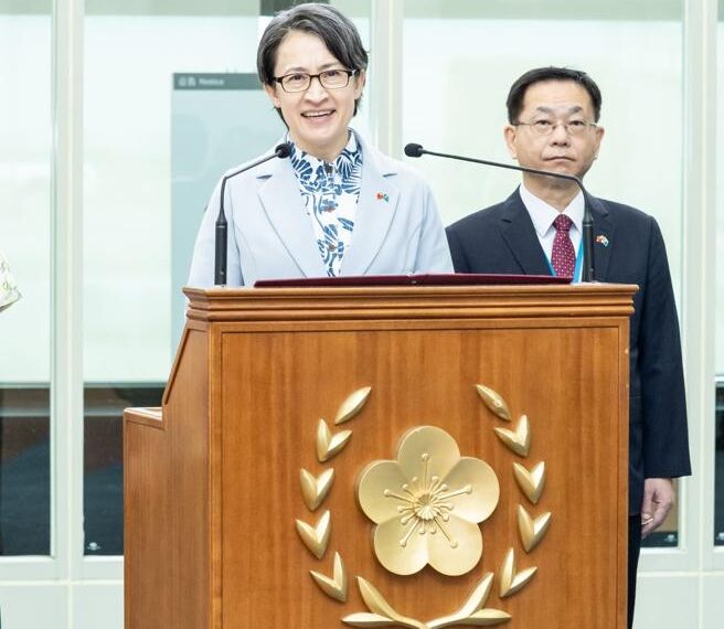 台灣新聞通訊社-蕭美琴「帛榮專案」啟程 見證「榮邦計畫」成果三目標