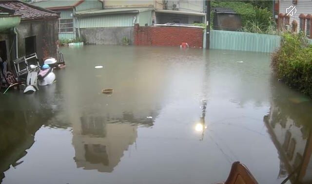 台灣新聞通訊社-暴雨來襲積淹水未退 屏東6鄉鎮6／27停班停課
