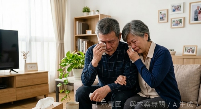 台灣新聞通訊社-病倒也等不到一句問候!養女失聯8年不聞問 老夫妻心已死
