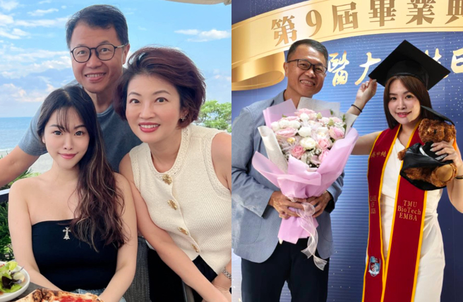 台灣新聞通訊社-吳中純北醫大碩士畢業典禮 老公、女兒代出席:妳沒有遺憾