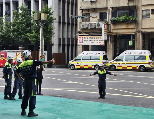 台灣新聞通訊社-北市消防無人機成效展現 內政部肯定科技救災實力