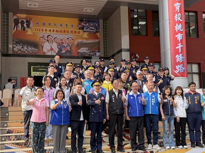 台灣新聞通訊社-砸7250萬添新血！桃市警局配發80輛「防滑神駒」 張善政讚：如虎添翼