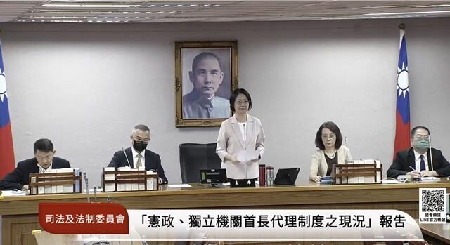 台灣新聞通訊社-機關首長提名卡關！官員籲：總統與立法院應折衝協力