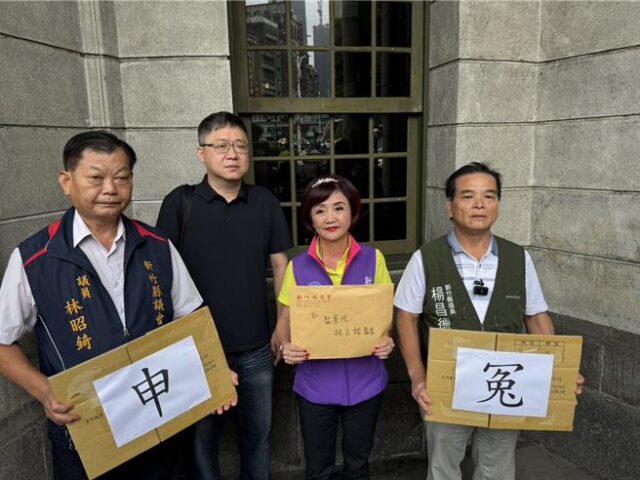 台灣新聞通訊社-鄉鎮大戰！竹東議員赴監院控關西期約賄選：不查是天大笑話