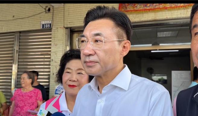 台灣新聞通訊社-鄭麗文訪美對話 江啟臣：讓對岸、國際知道台灣人民聲音