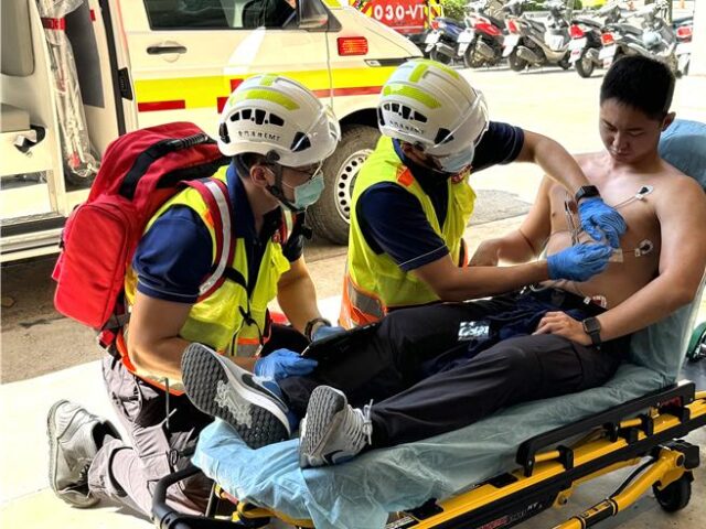 台灣新聞通訊社-爭取心梗病患救命時間 金門到院前12導程心電圖破500件